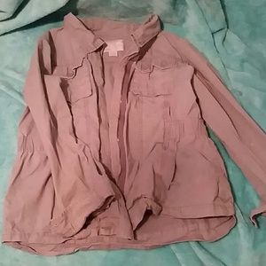 Gray old navy jacket