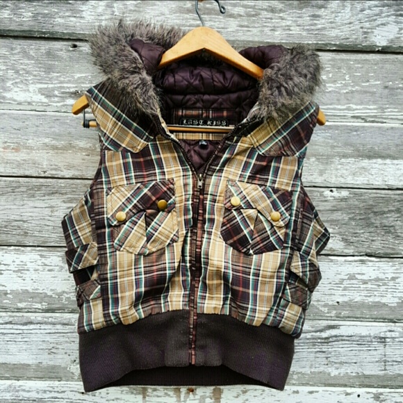 Plaid Winter Vest
