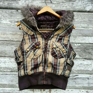 Plaid Winter Vest
