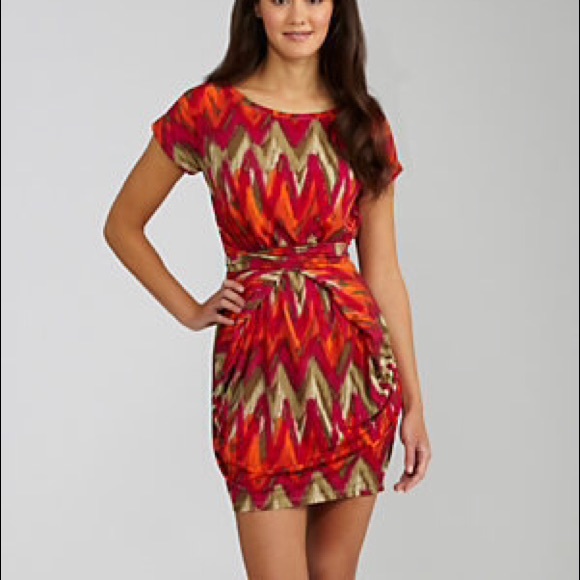 Michael Kors Petite Scoop Neck wrap dress .