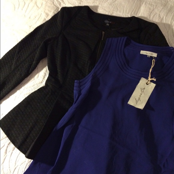 Super cute black peplum jacket! - Picture 2 of 6
