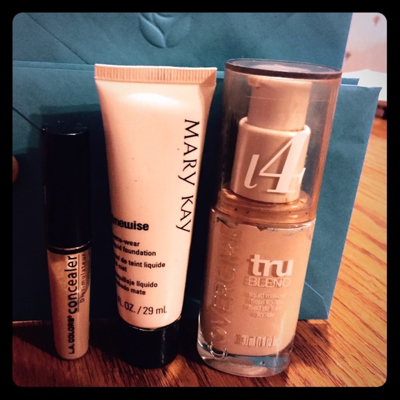 Foundation and concealer