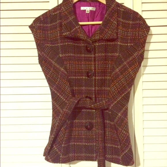 Tweed short sleeve Cabi top, size small