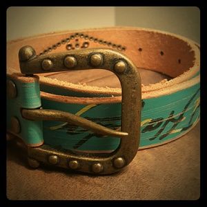 Ed Hardy Turquoise Belt