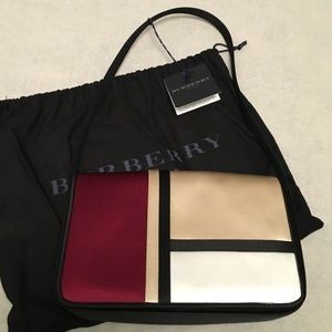 NWT Burberry color block mini shoulder bag