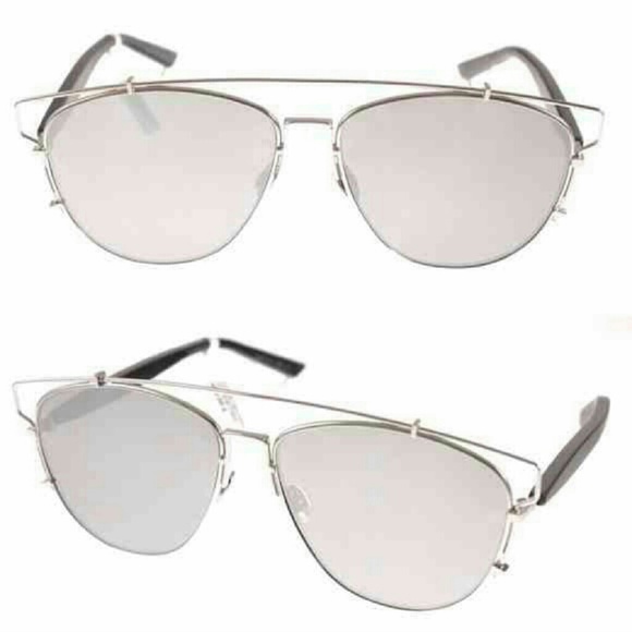 Accessories | Silver retro oversized mirror - Picture 2 of 4