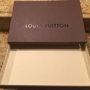 14.5" Wx 10"Hx 2"H authentic LV box