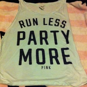 Pink muscle tee