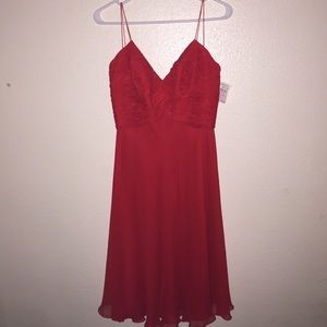 Carmen Marc Valvo collection Red Dress size 2