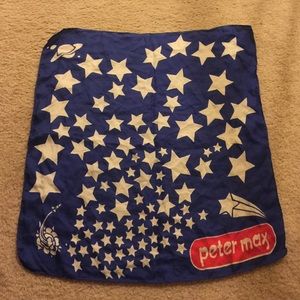 Vintage Peter Max Space Scarf