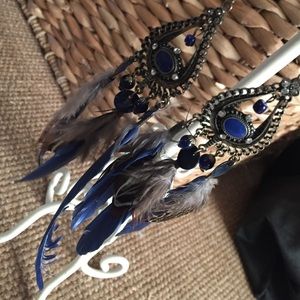 Feather earrings