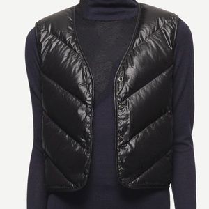 NEW Rag and Bone chevron quilted down puffer vest