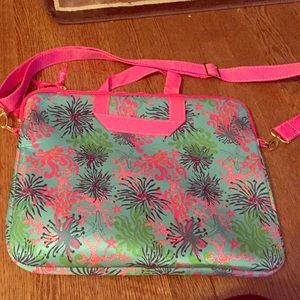 Lily Pultizer computer bag.