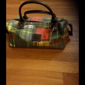 Authentic Dooney and Bourke Plaid hand bag