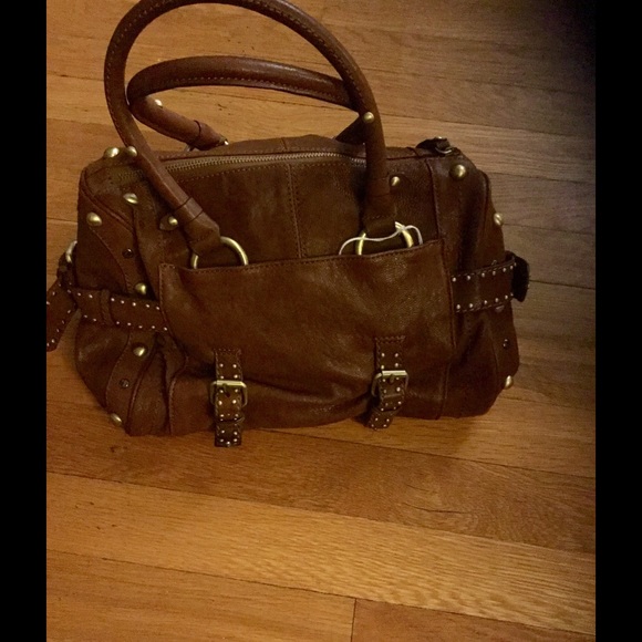 Steve Madden leather studded hand bag