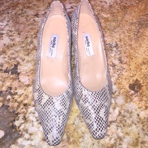 Vintage hardly worn Sacha London snake skin shoe