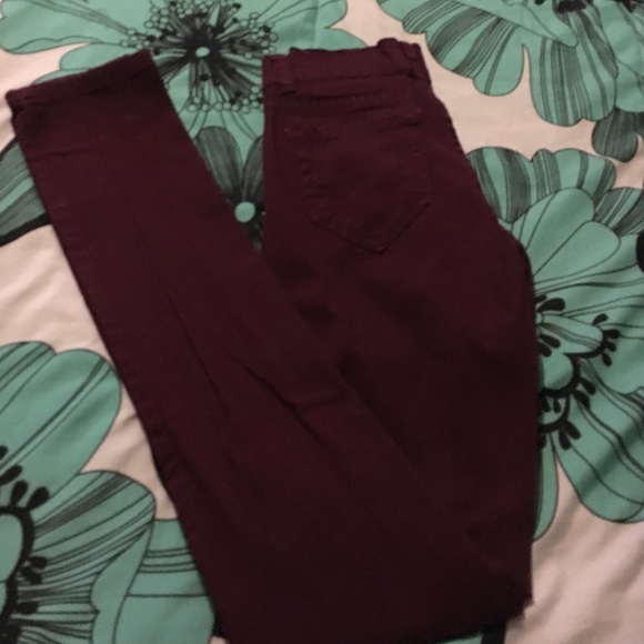 LAST PRICE DROP!! Burgundy/Maroon  Jeans