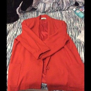 😍Vintage😍 Orange Blazer