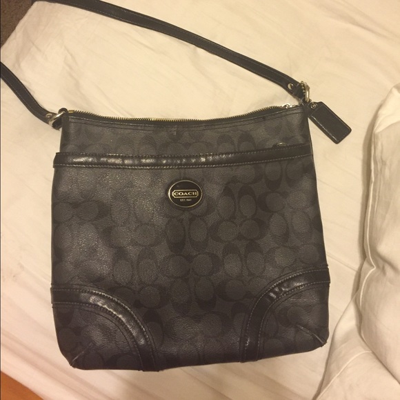 Black coach purse