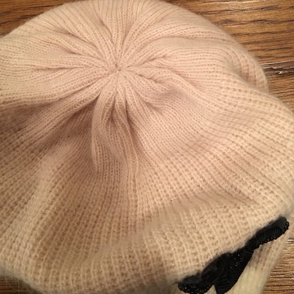 Blush Angora Beanie - Picture 2 of 4