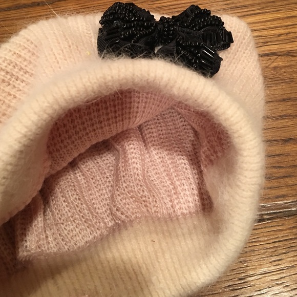 Blush Angora Beanie - Picture 3 of 4