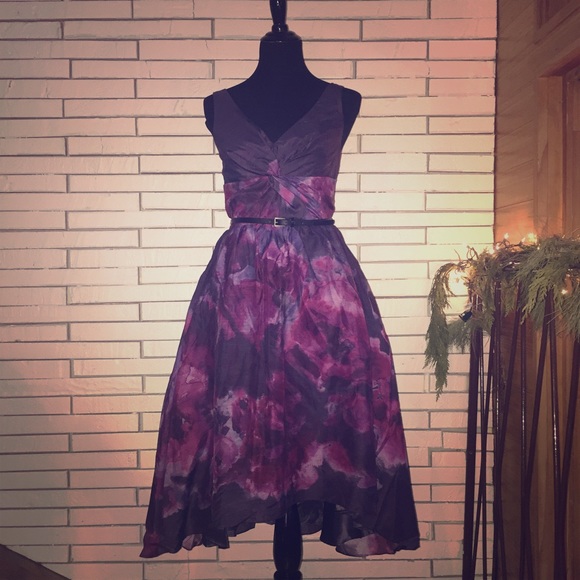 Gorgeous purple and blue designer dress