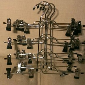 Set of 4 pant hangers