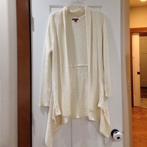 Draped cardigan
