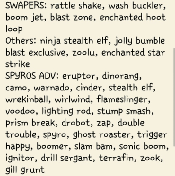 Still available skylanders - Picture 2 of 3