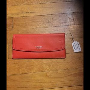 Authentic leather Coach wallet