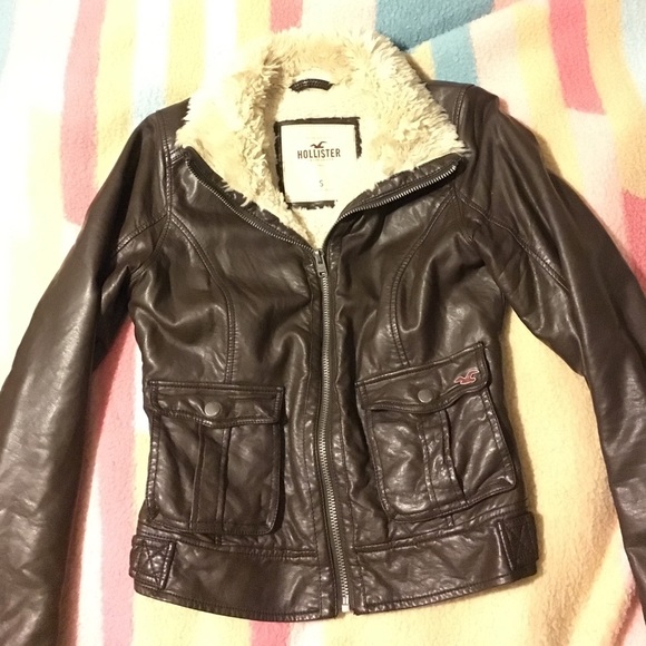 Hollister Leather Jacket