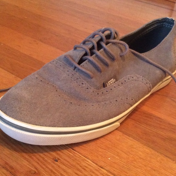 Gray suede VANS