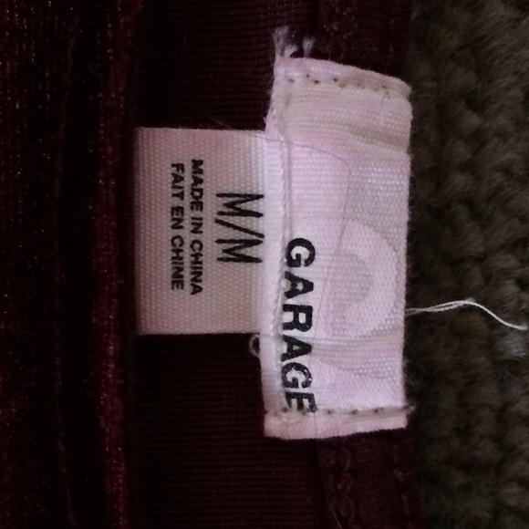 Garage Red Velvet Bodycon Dress - Picture 2 of 2