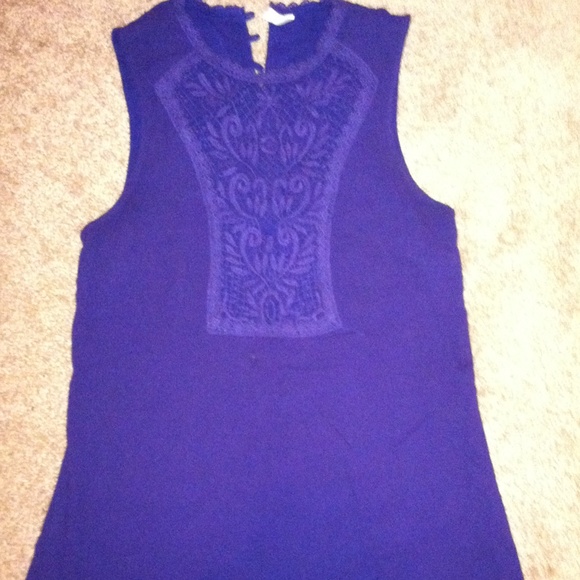 Purple Free People Lace Dress