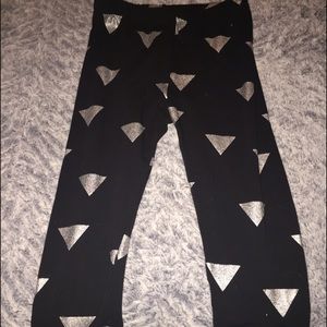 Triangle printed leggings