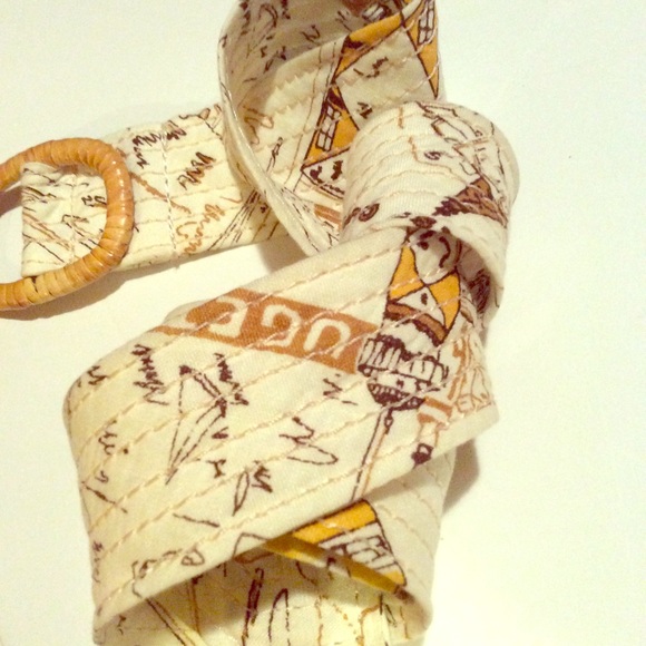 J-Crew toile design belt
