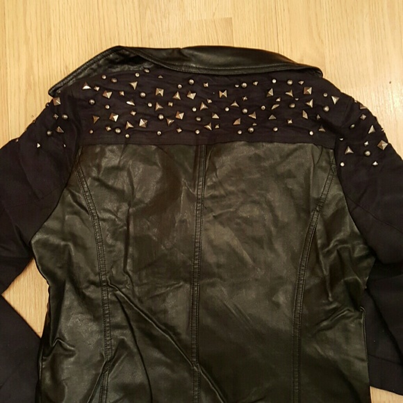 ⚡️Sale! ☆HP☆ Studded Motorcycle Jacket 💖 - Picture 4 of 5