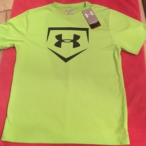 Lime Green t-shirt with black logo