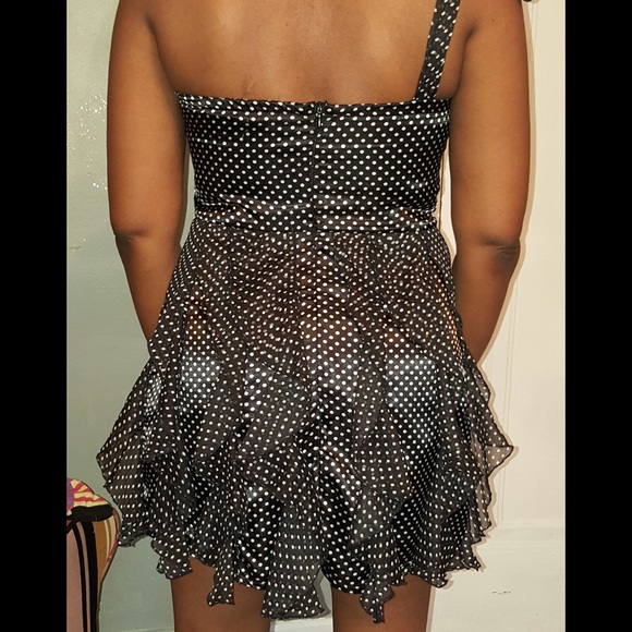 Polka dot Cocktail Dress - Picture 2 of 2