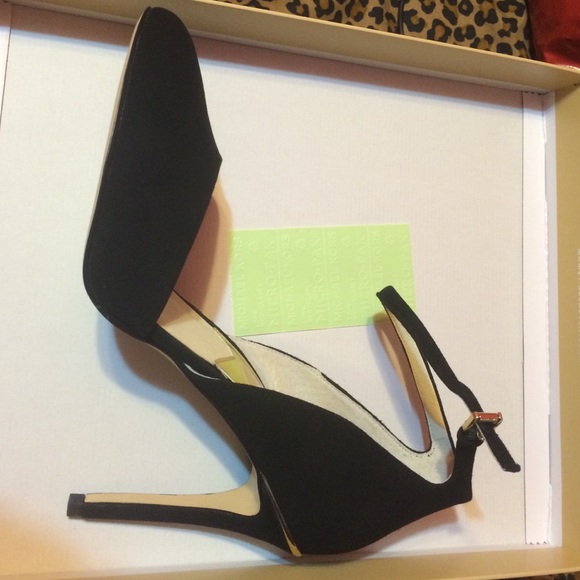 Black suede Michael Kors heels - Picture 4 of 6