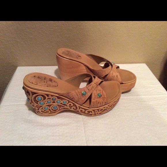 Stuart Weitzman Leather clog wedges CLEARANCE