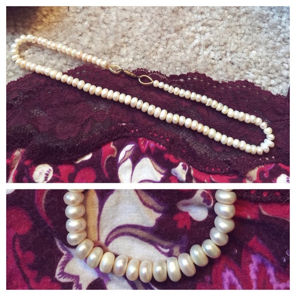Vintage Retro Chic Fresh Water Pearl Necklace - Picture 1 of 4