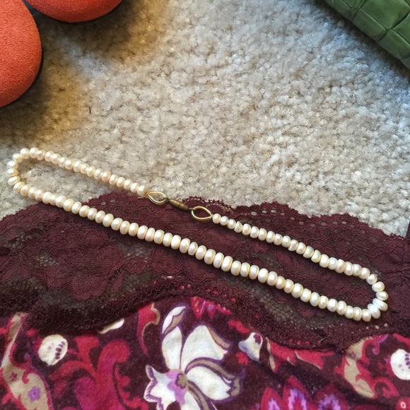 Vintage Retro Chic Fresh Water Pearl Necklace - Picture 2 of 4