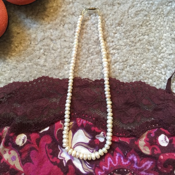 Vintage Retro Chic Fresh Water Pearl Necklace - Picture 3 of 4