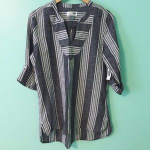 NWT Striped Tunic Top