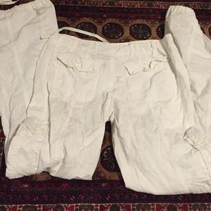 White Union bay white cargo pants