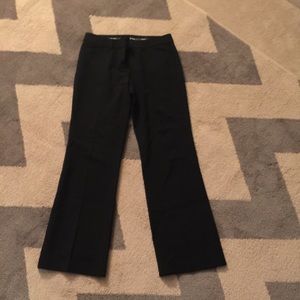 Express black 'editor' straight leg trouser
