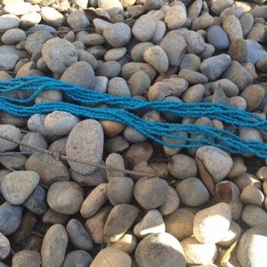 Jewelry - Long Blue Beaded Necklace Jewelry - Long Blue Beaded Necklace