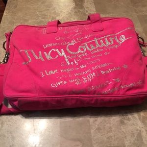 Pink juicy laptop bag