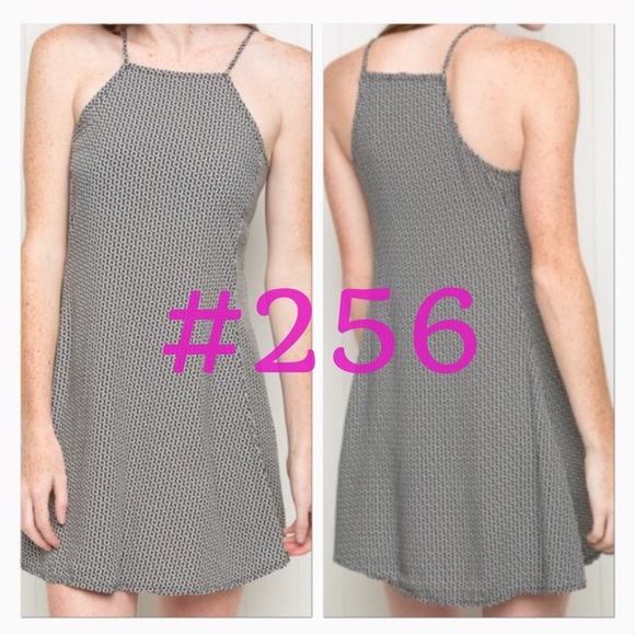 Brandy Melville Grey Floral Abigail Dress NWT